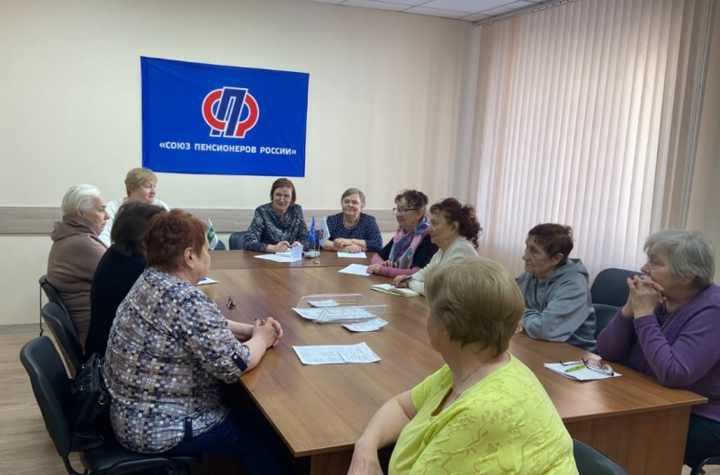 Встреча в Союзе пенсионеров России, посвященная профилактике сердечно-сосудистых заболеваний