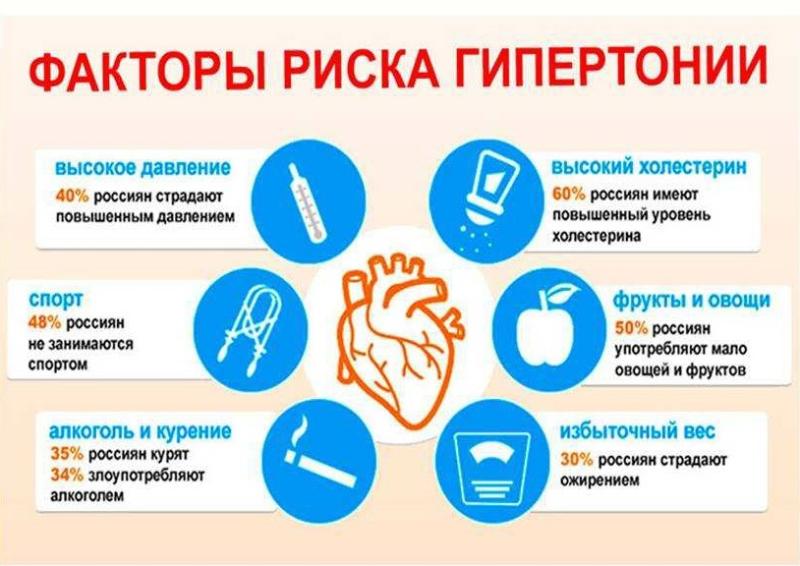 Факторы риска гипертонии (2025)