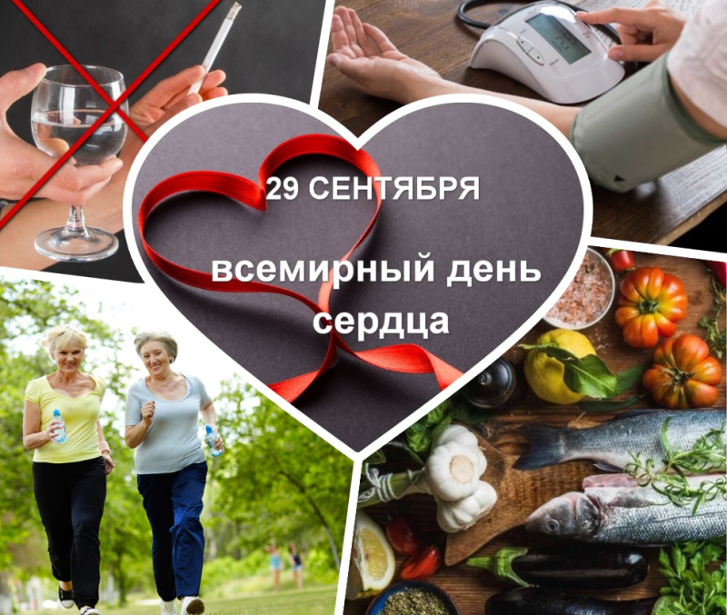 23 – 29 сентября Неделя ответственного отношения к сердцу (в честь Всемирного дня сердца 29 сентября)